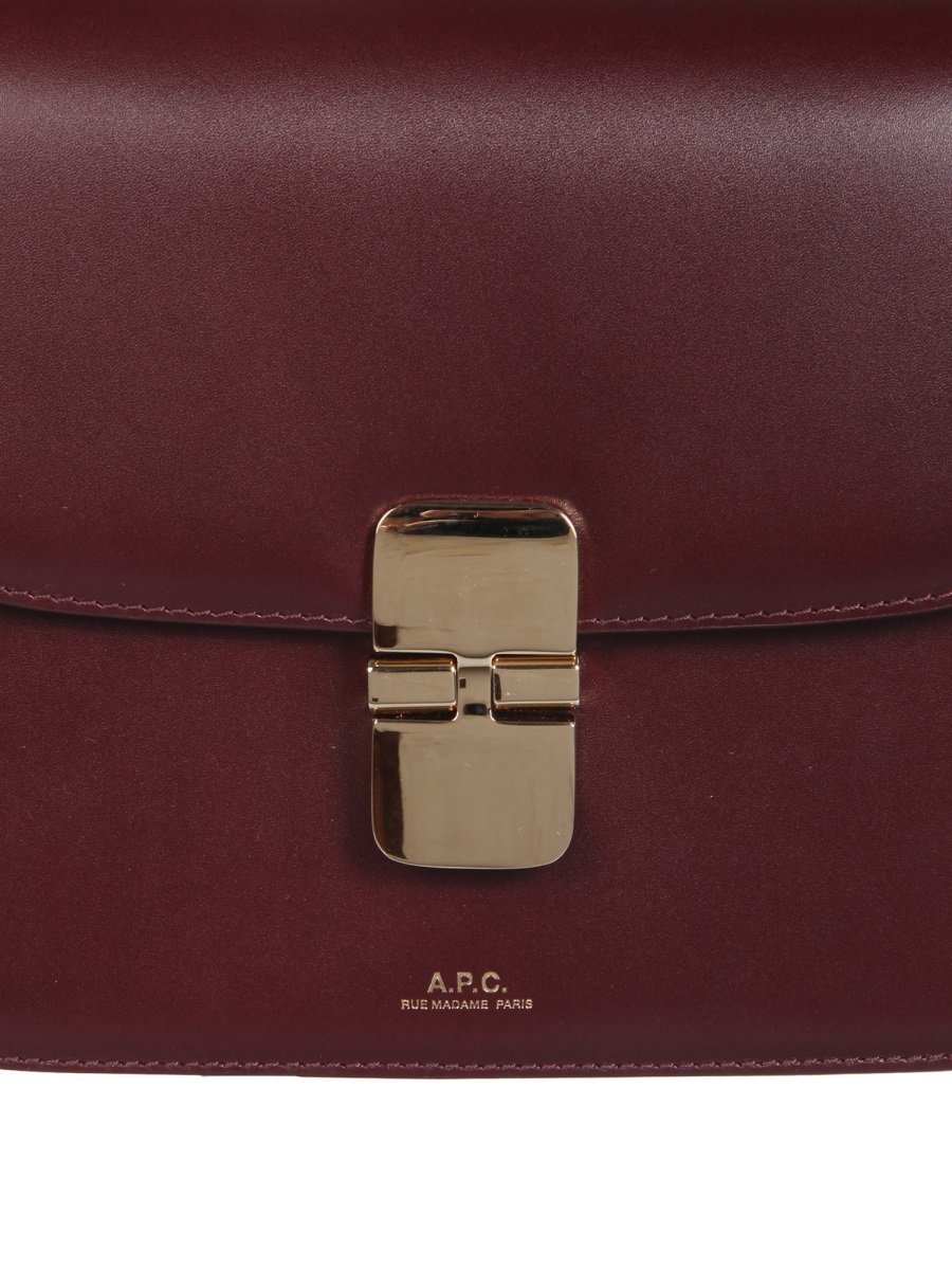 A.P.C. Grace Logo Printed Small Shoulder Bag