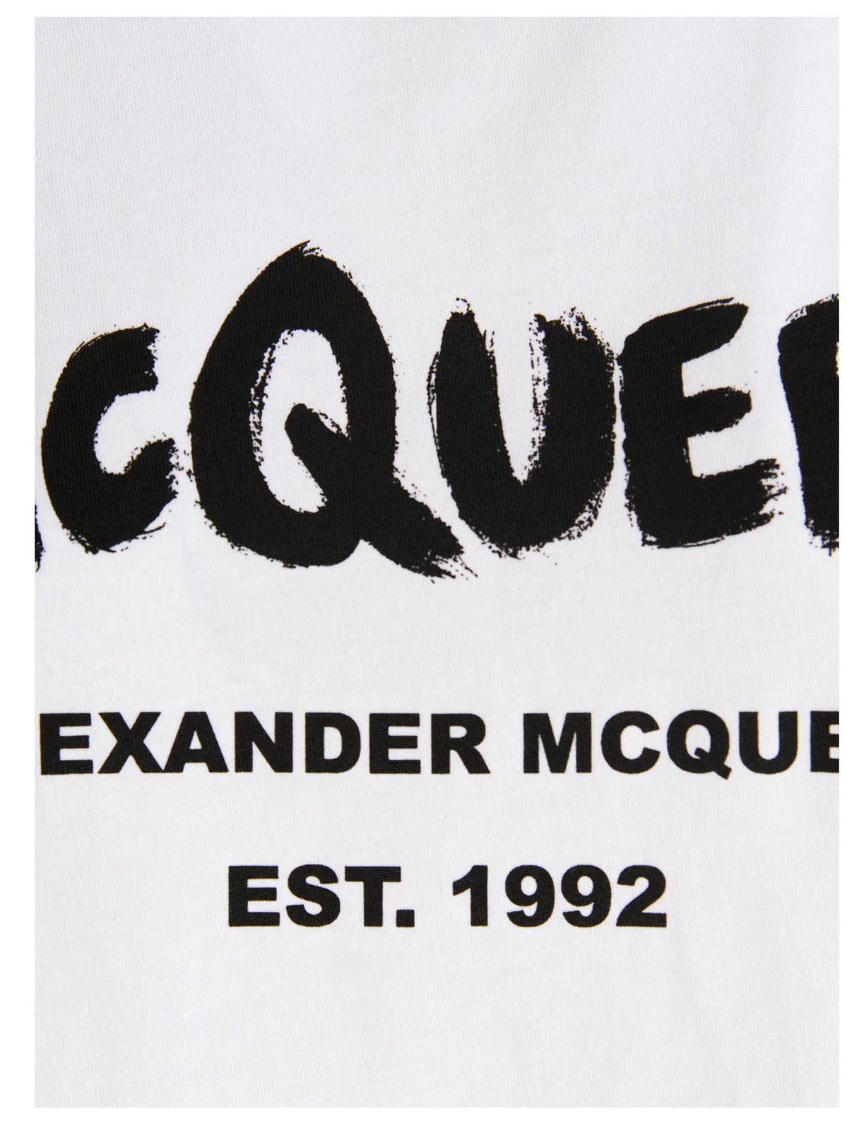 Alexander McQueen Logo Printed Crewneck T-Shirt