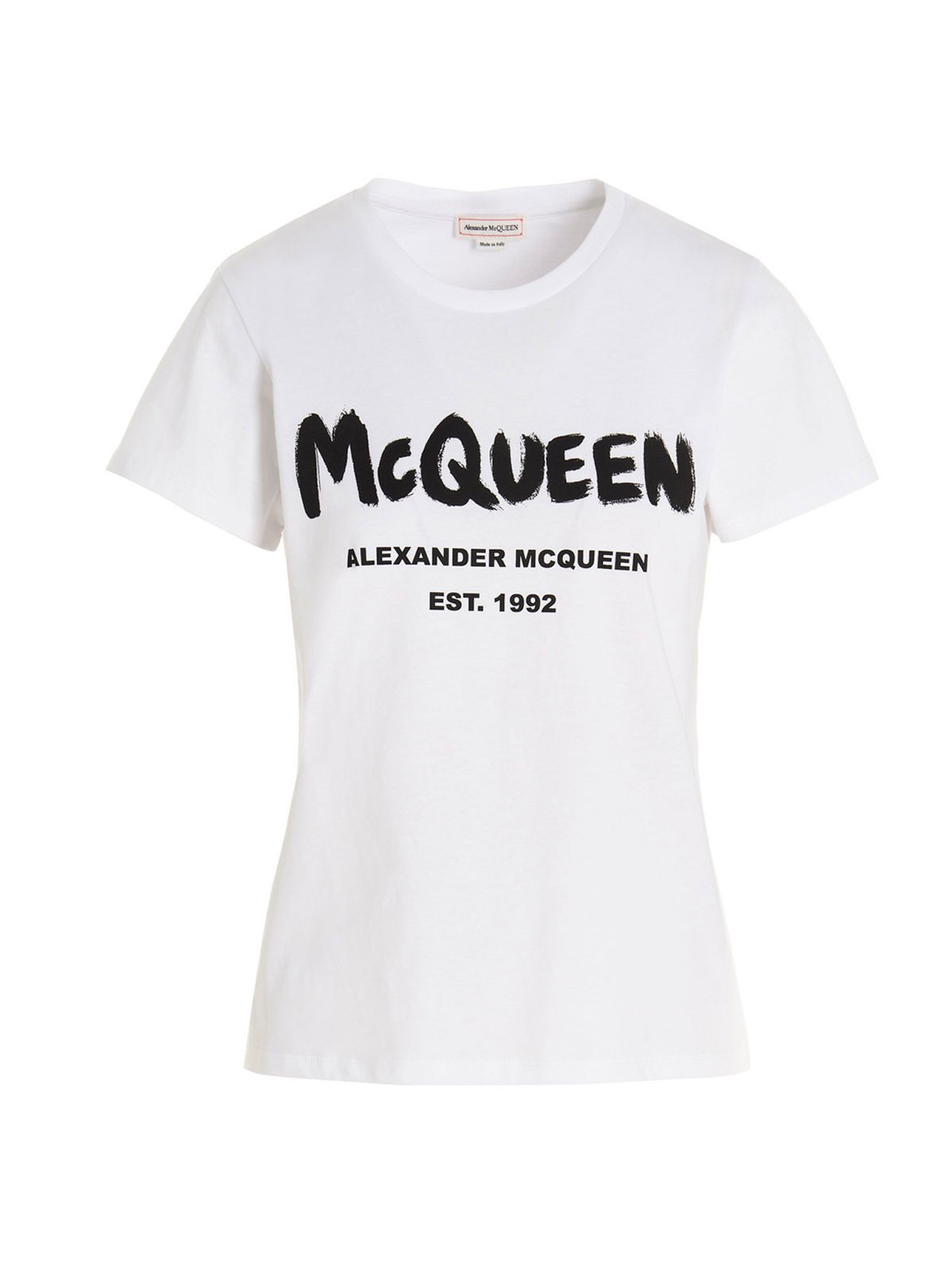 Alexander McQueen Logo Printed Crewneck T-Shirt