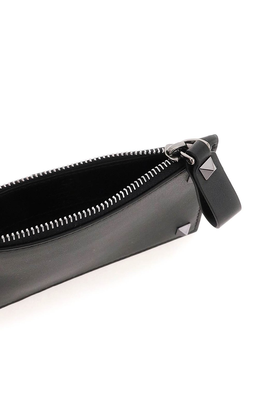 Valentino Garavani Rockstud Zip-Up Cardholder