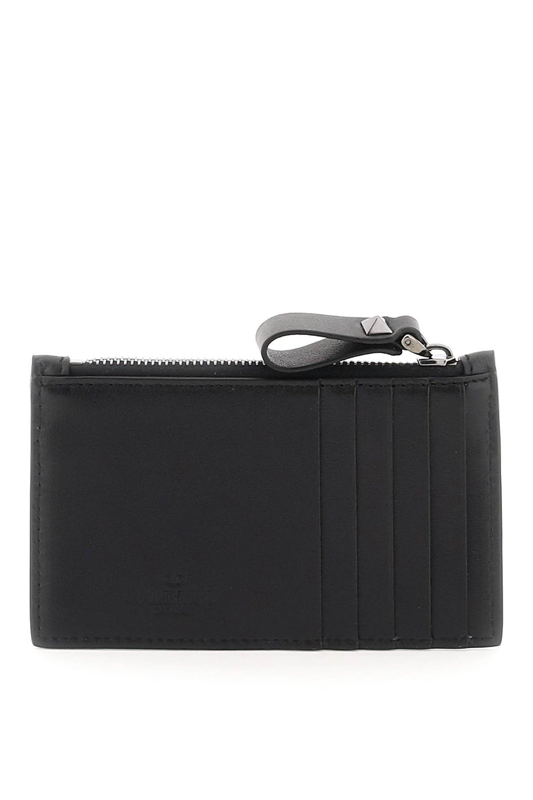 Valentino Garavani Rockstud Zip-Up Cardholder