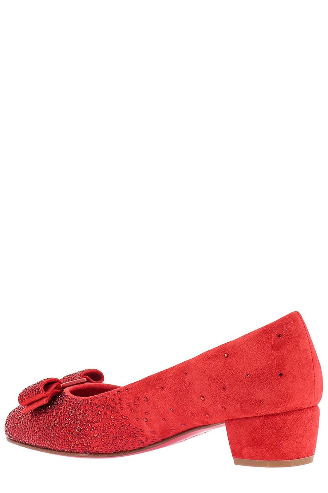 Ferragamo Vara Bow Embellished Pumps