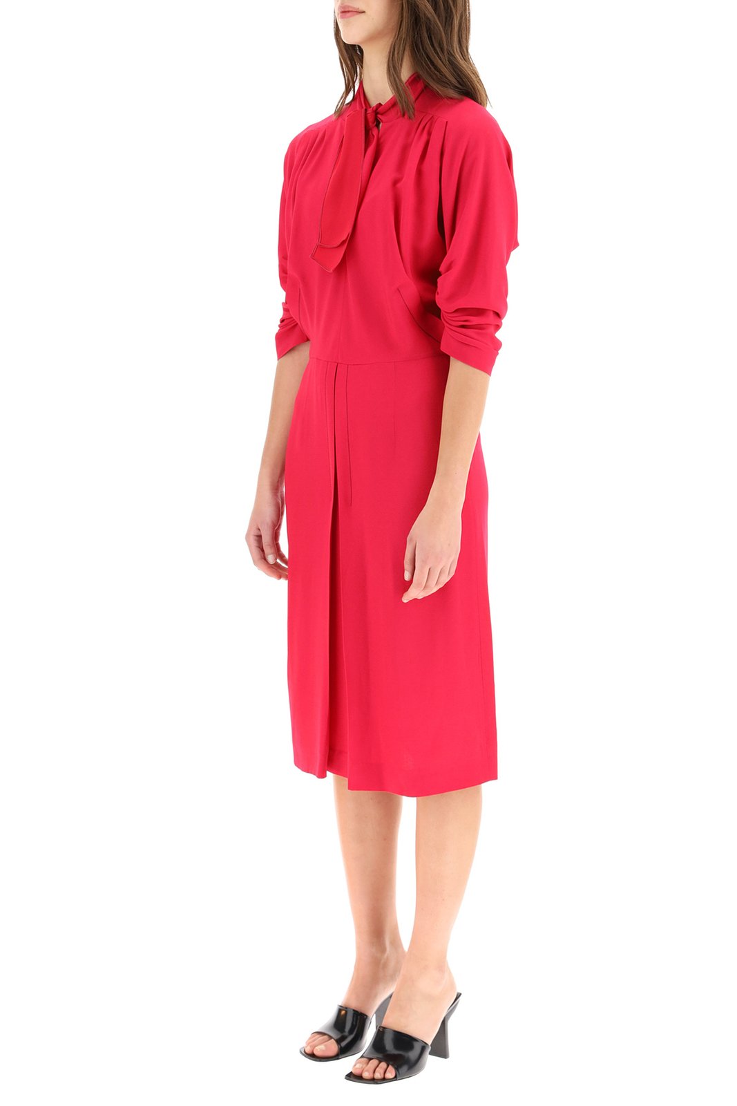 Marni Crepe Envers Satin Dress