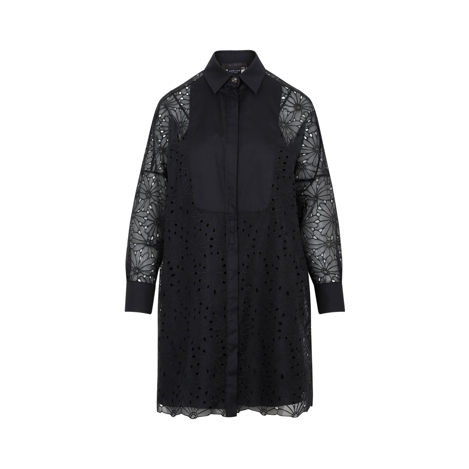Max Mara Embroidered Contrasted Dress