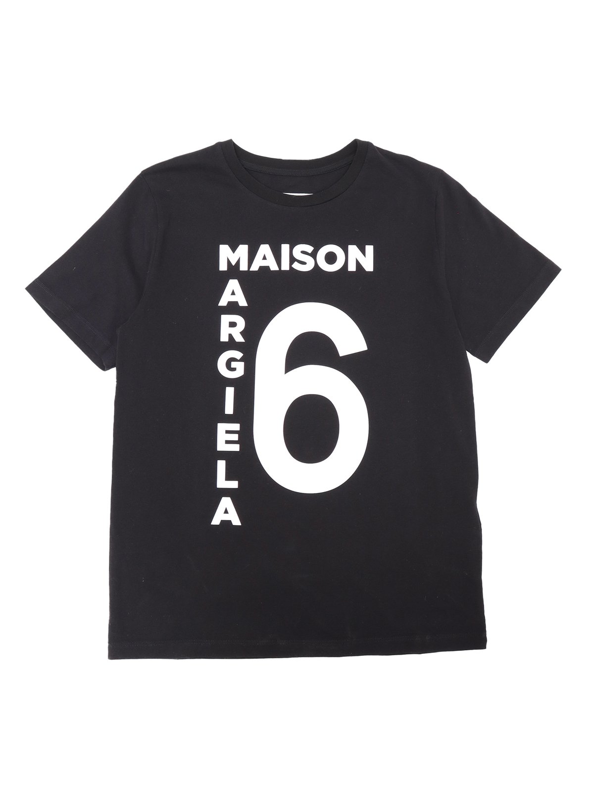 MM6 Maison Margiela Kids Logo Printed Crewneck T-Shirt