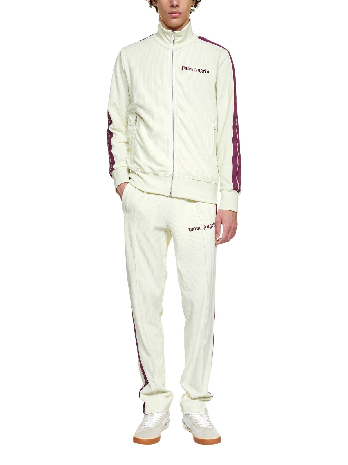 Palm Angels Logo Printed Corduroy Trackpants