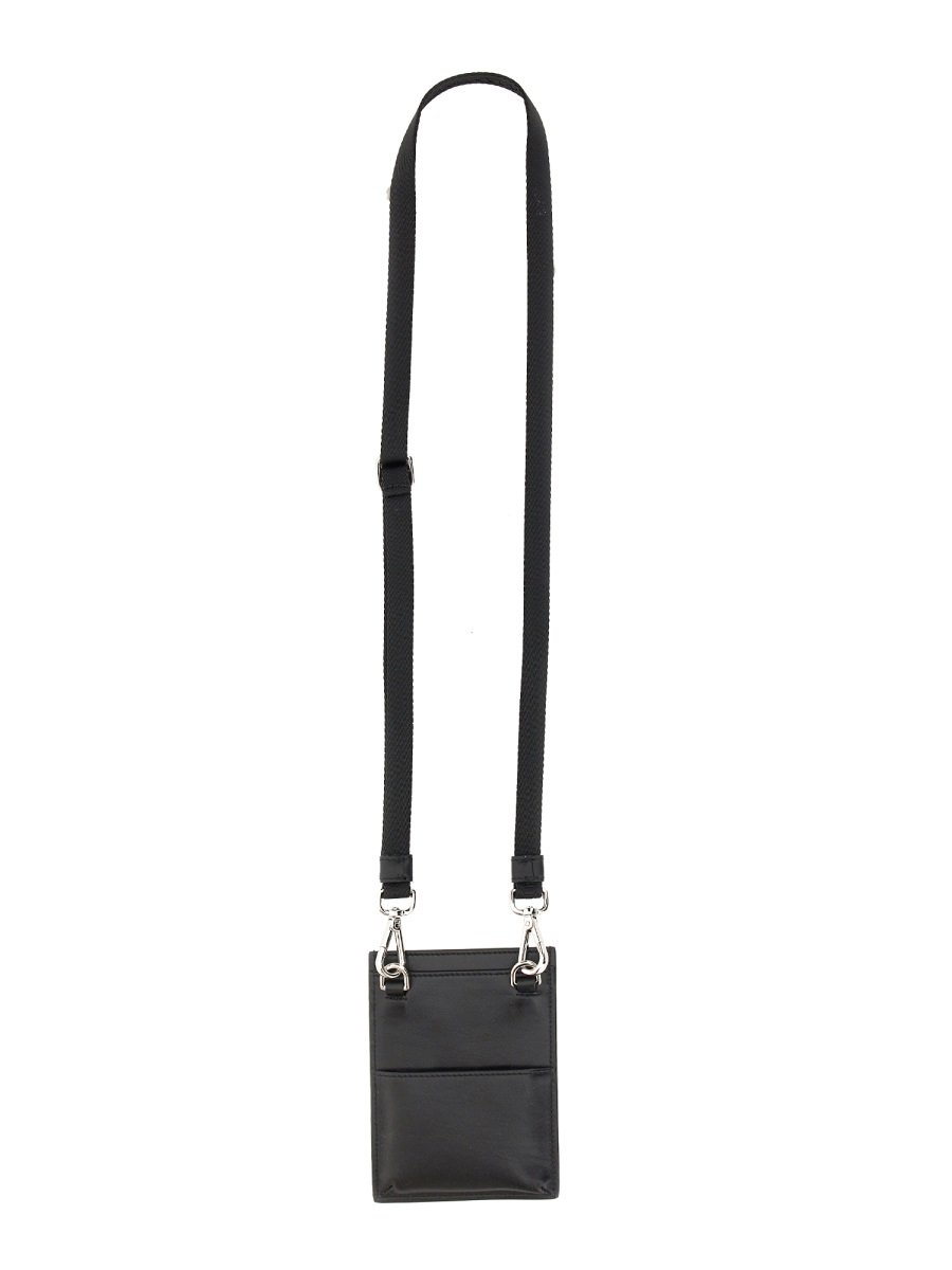 Alexander McQueen Logo-Embossed Neck-Strap Cardholder