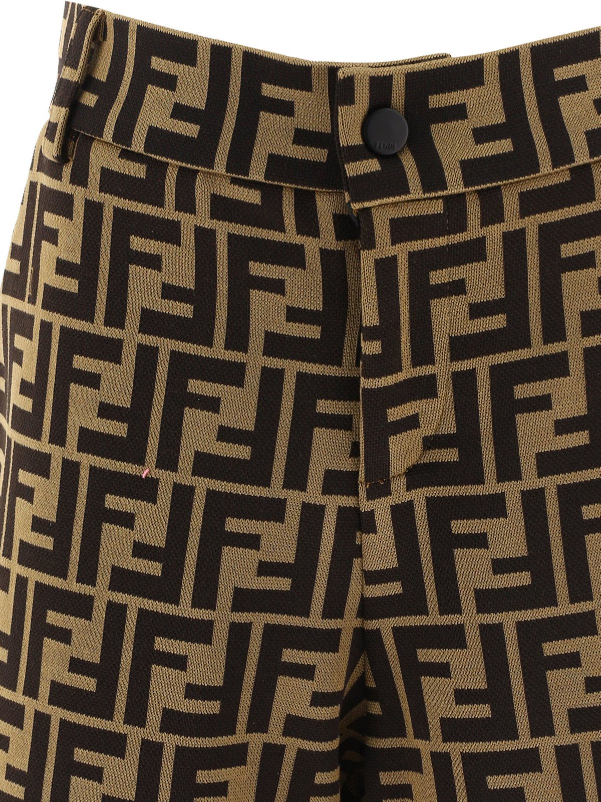 Fendi Kids Allover FF Motif Shorts