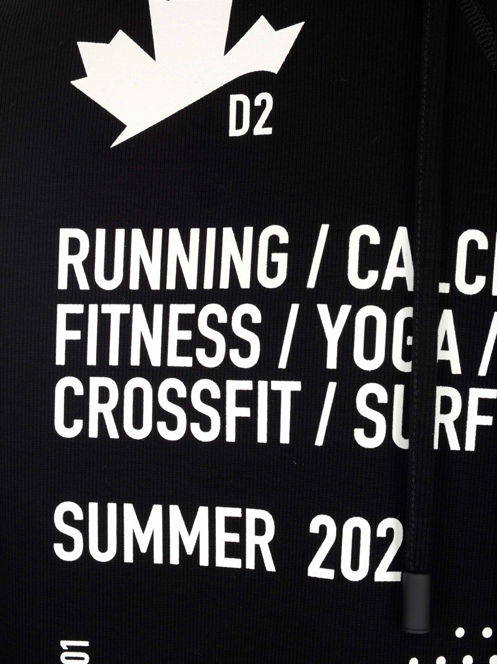 Dsquared2 Slogan Printed Drawstring Hoodie