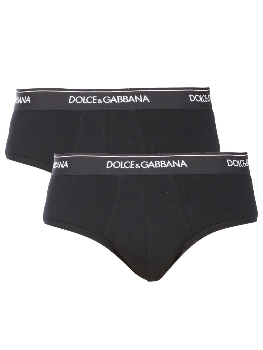 Dolce & Gabbana Logo Waistband 2-Pack Briefs