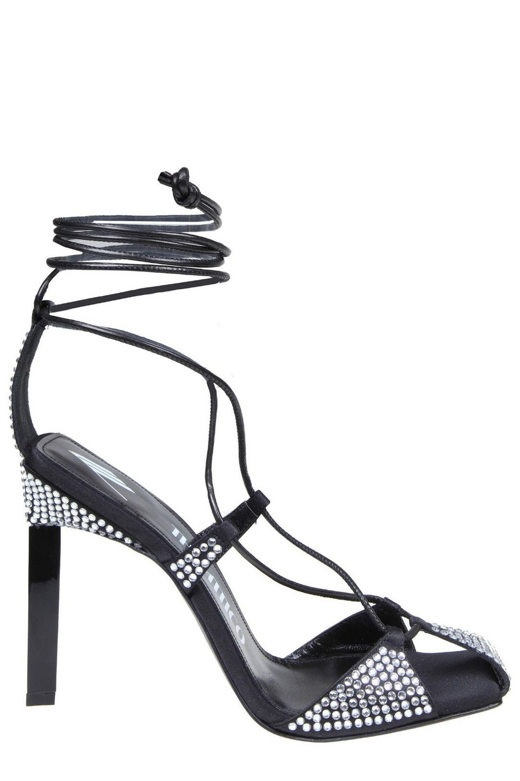 The Attico Adele Embellished Open Toe Sandals 2 The Attico Adele Embellished Open Toe Sandals