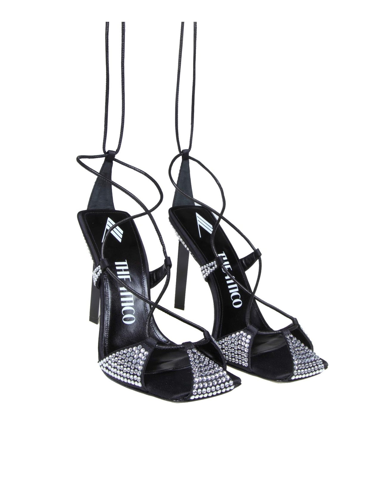The Attico Adele Embellished Open Toe Sandals 4 The Attico Adele Embellished Open Toe Sandals