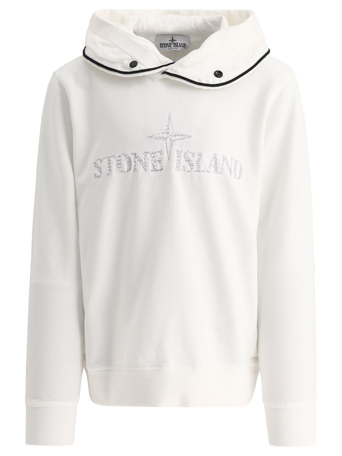 Stone Island Junior Embroidered Hoodie