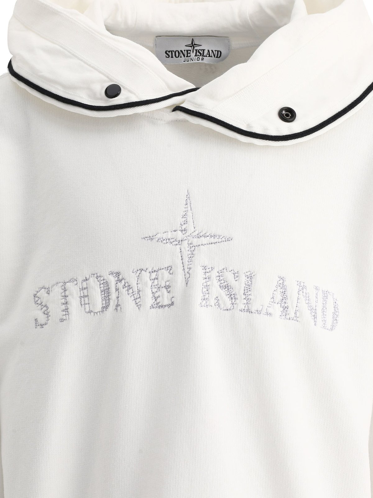 Stone Island Junior Embroidered Hoodie