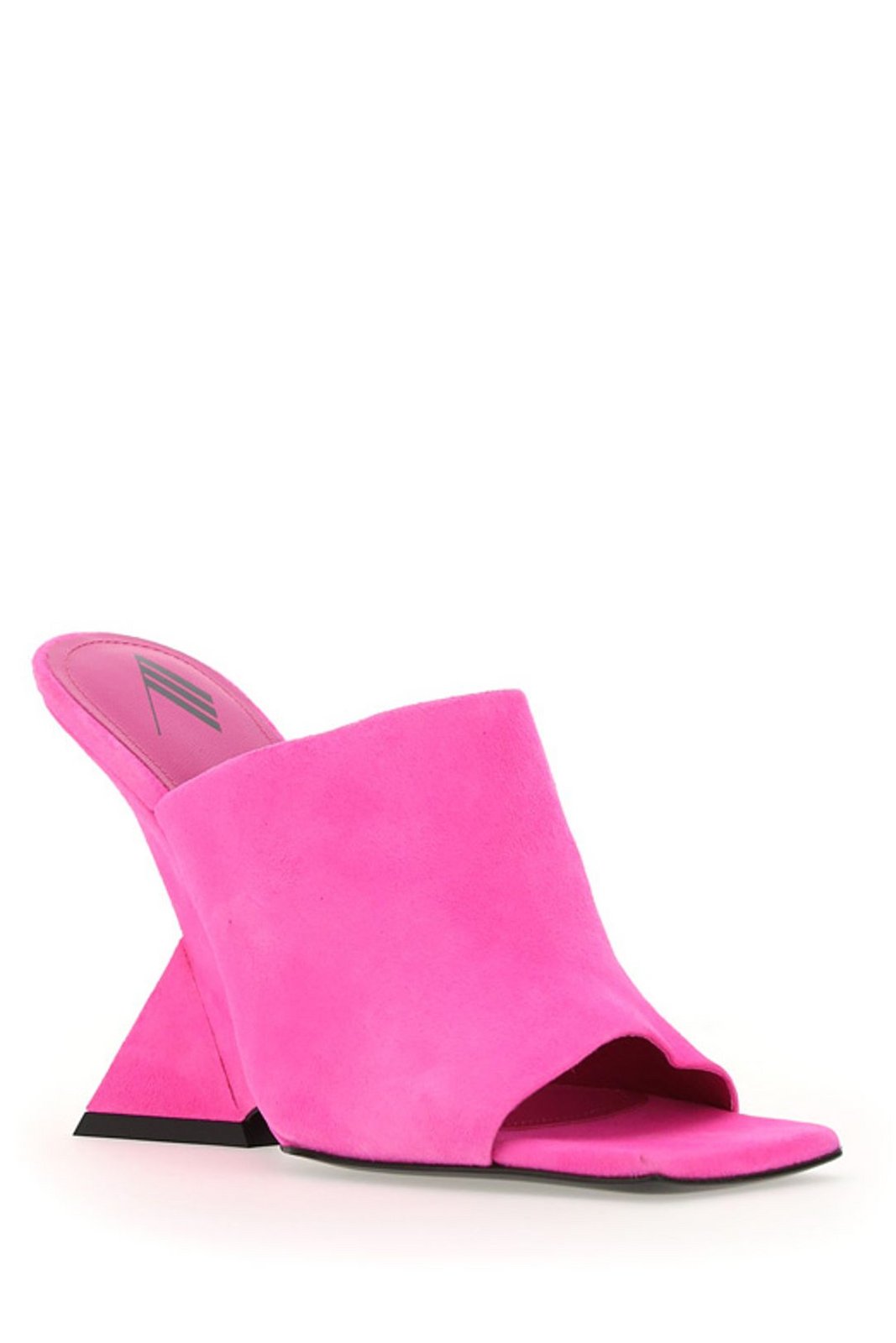 The Attico Cheope Logo Printed Mules