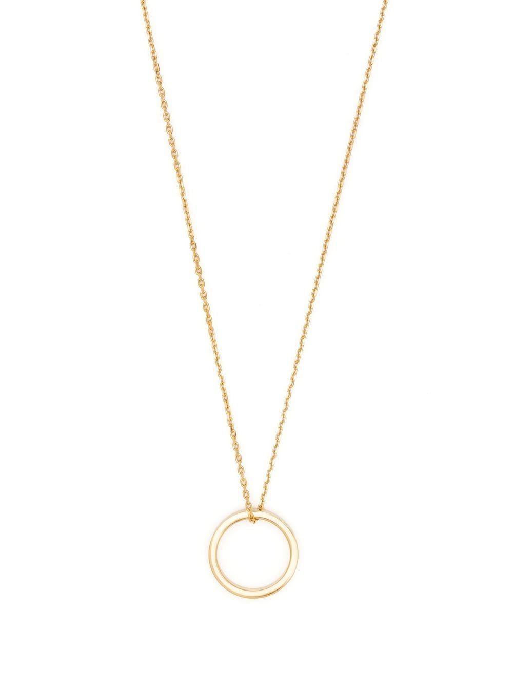 Maison Margiela Ring-Pendant Detailed Necklace