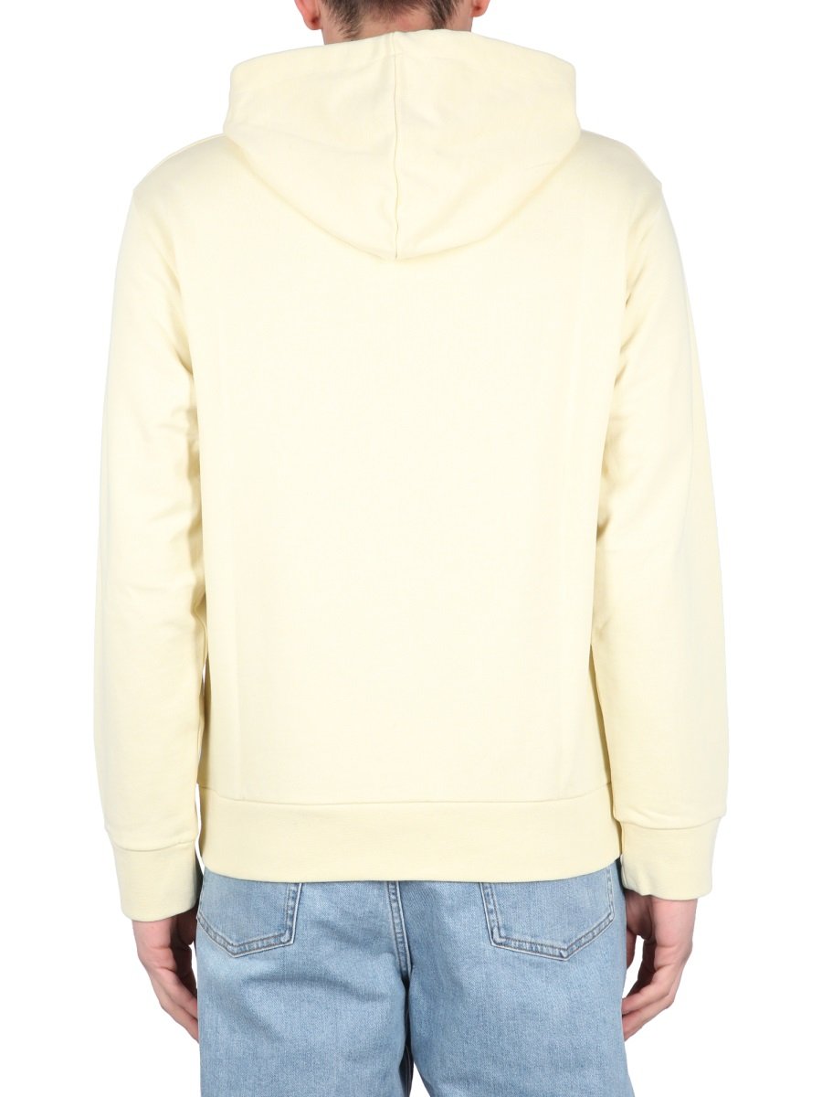 A.P.C. Logo Printed Drawstring Hoodie