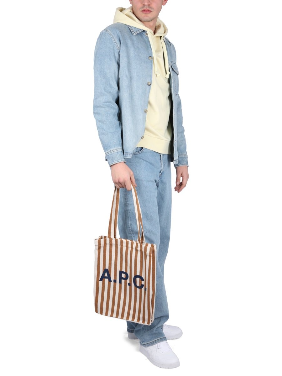 A.P.C. Logo Printed Drawstring Hoodie