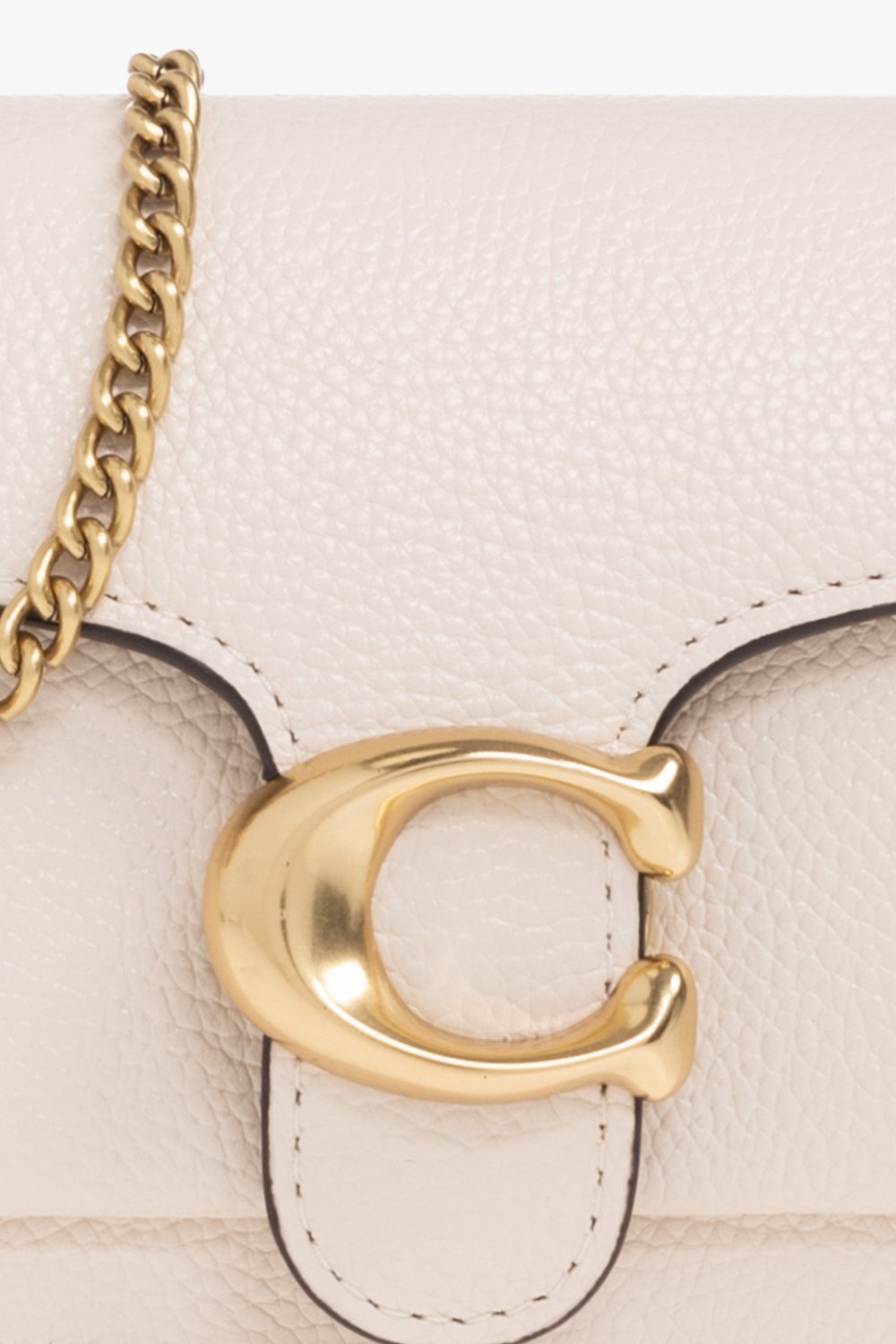Coach Tabby Logo Plaque Chain-Linked Crossbody Bag
