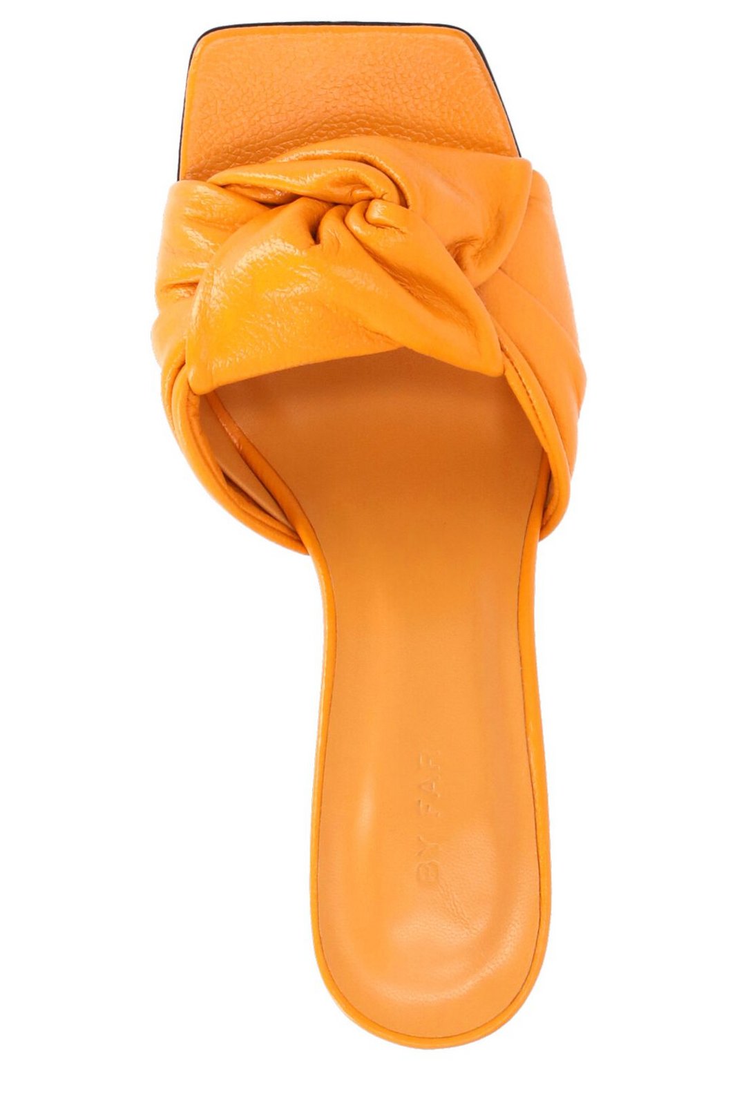 By Far Knot Detailed Slip-On Heeled Sandals
