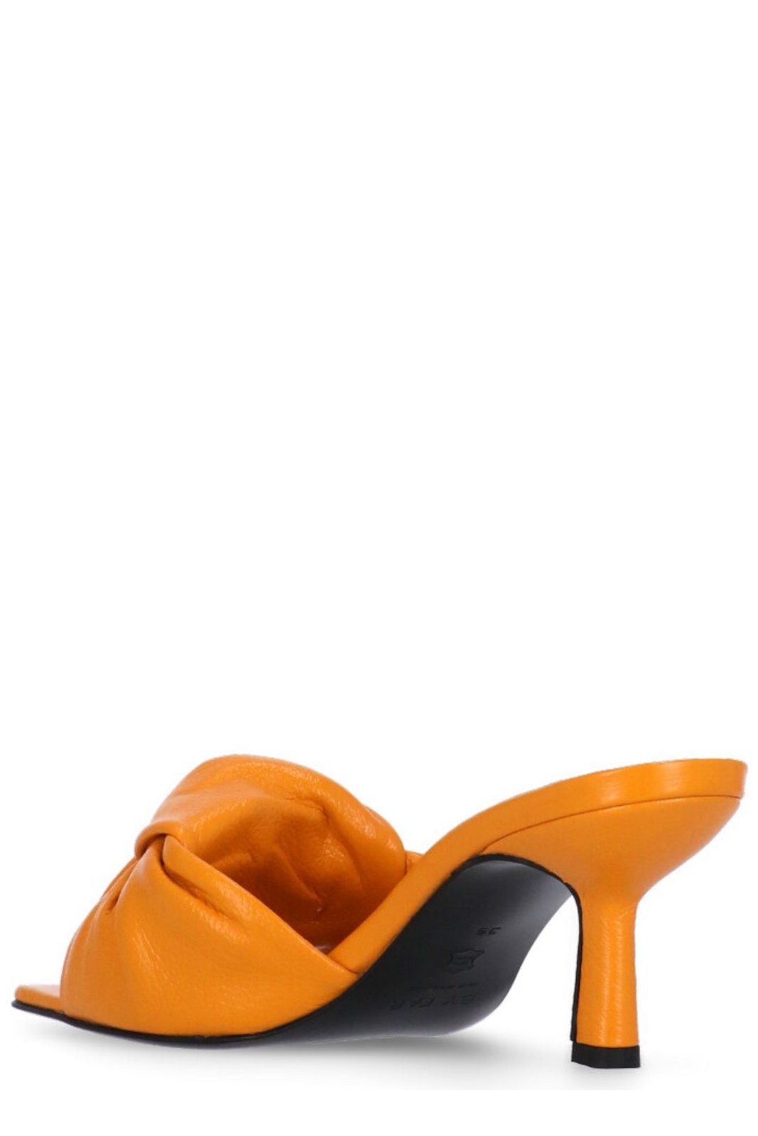 By Far Knot Detailed Slip-On Heeled Sandals