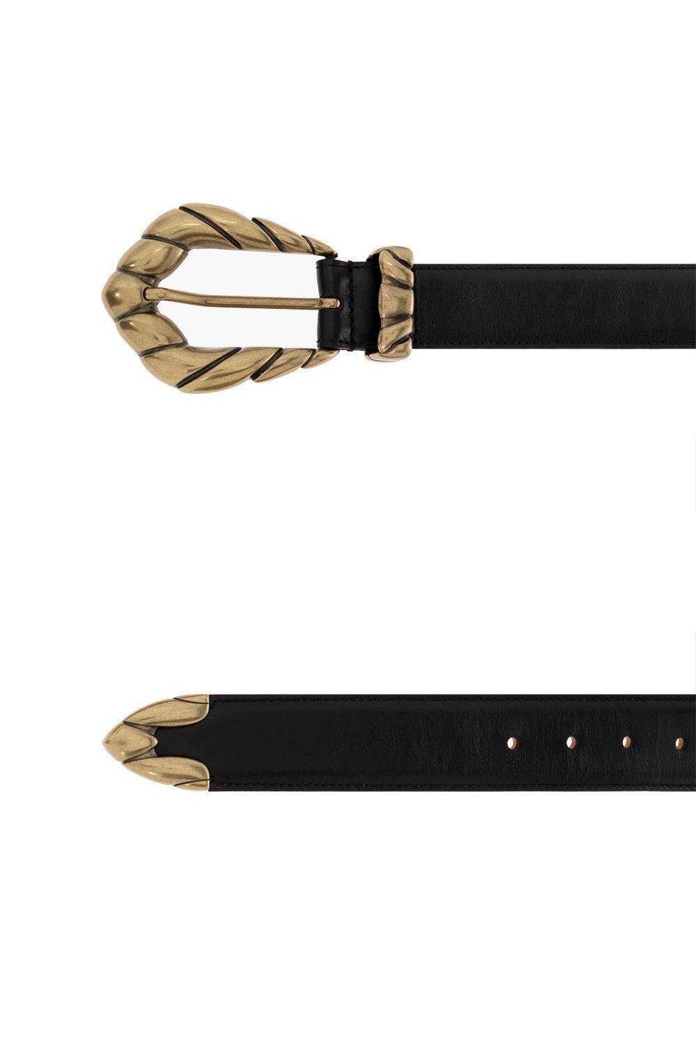 Iro Engraved Buckle Belt