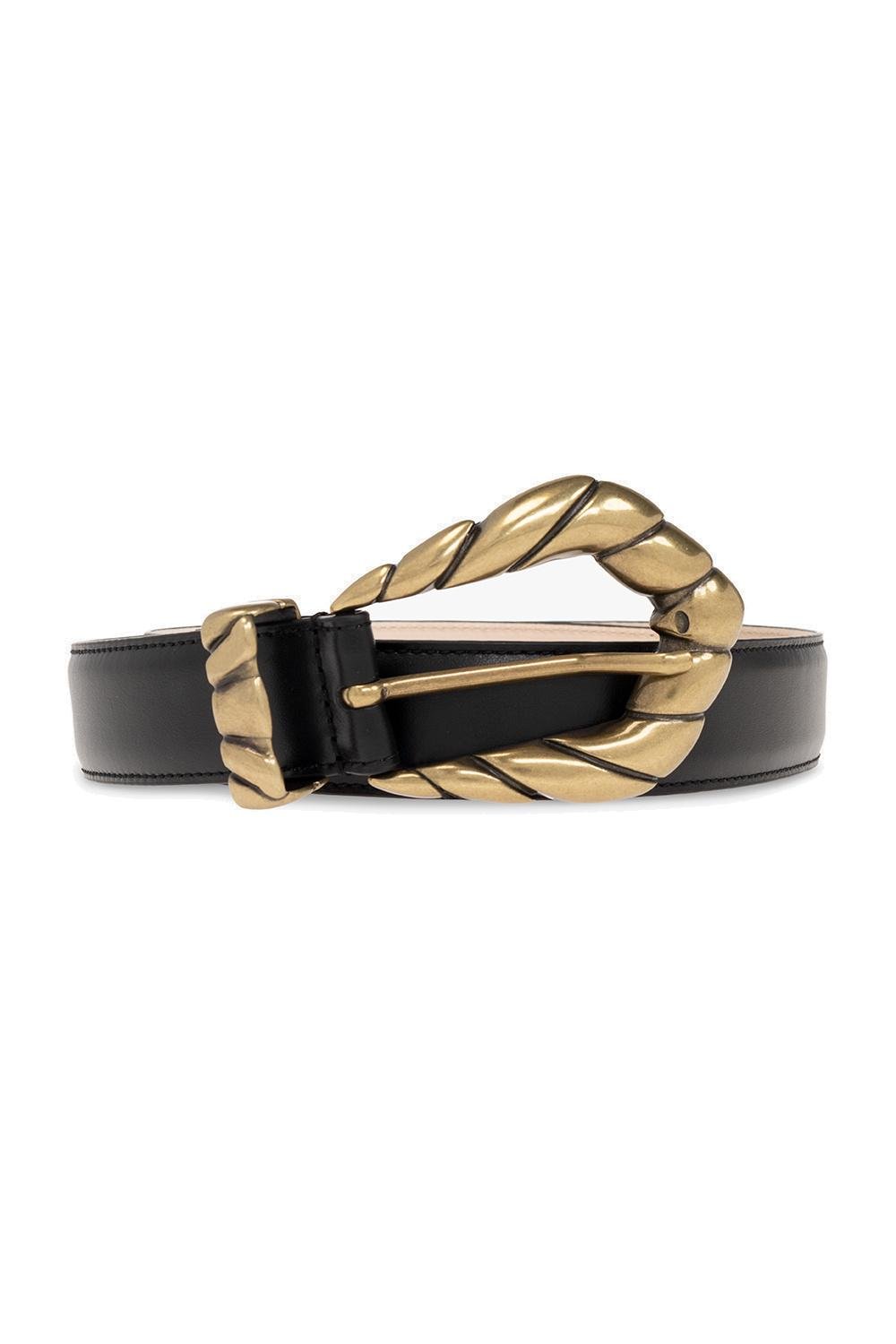 Iro Engraved Buckle Belt