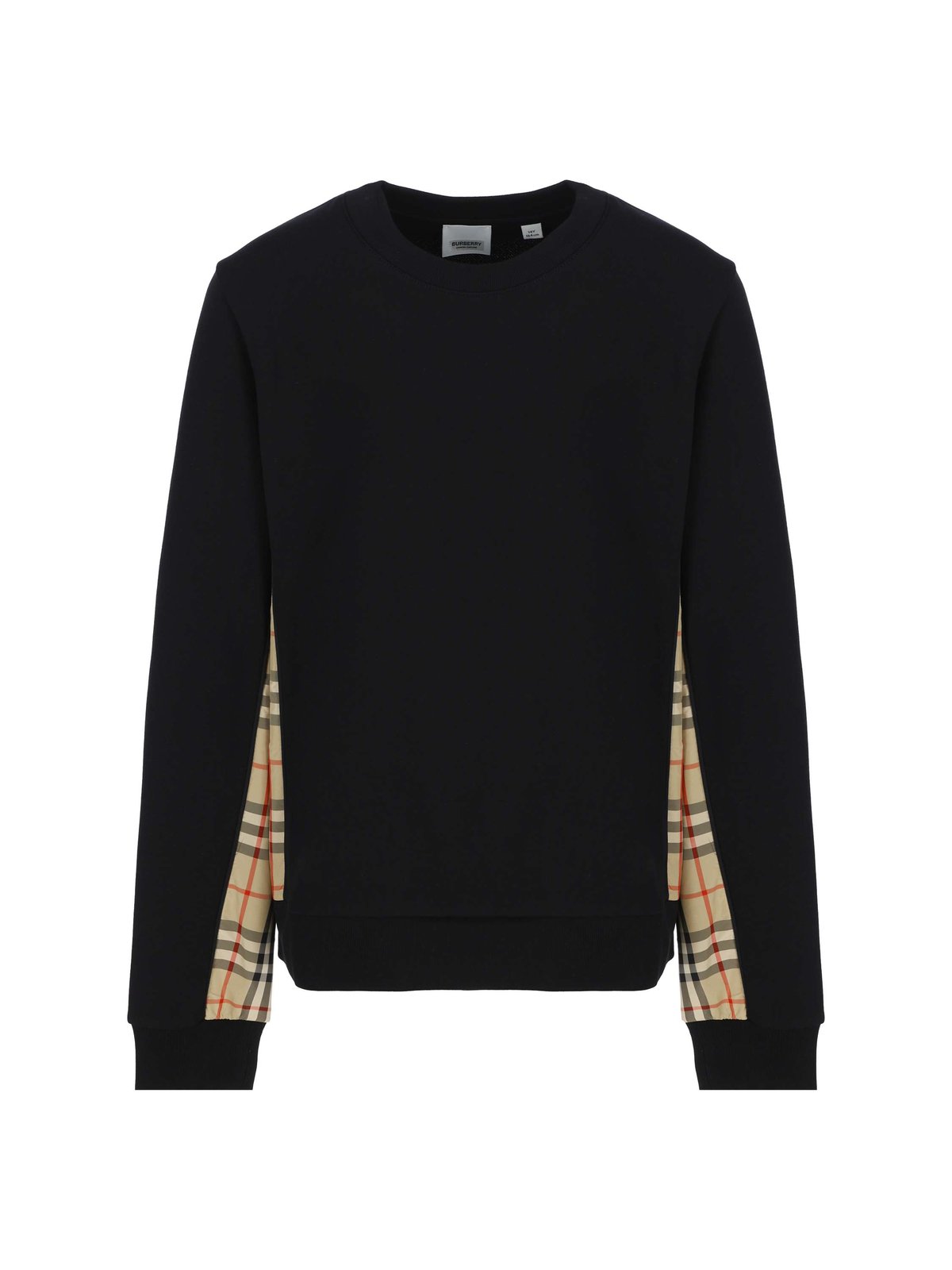 Burberry Kids Check Pattern Crewneck Sweatshirt