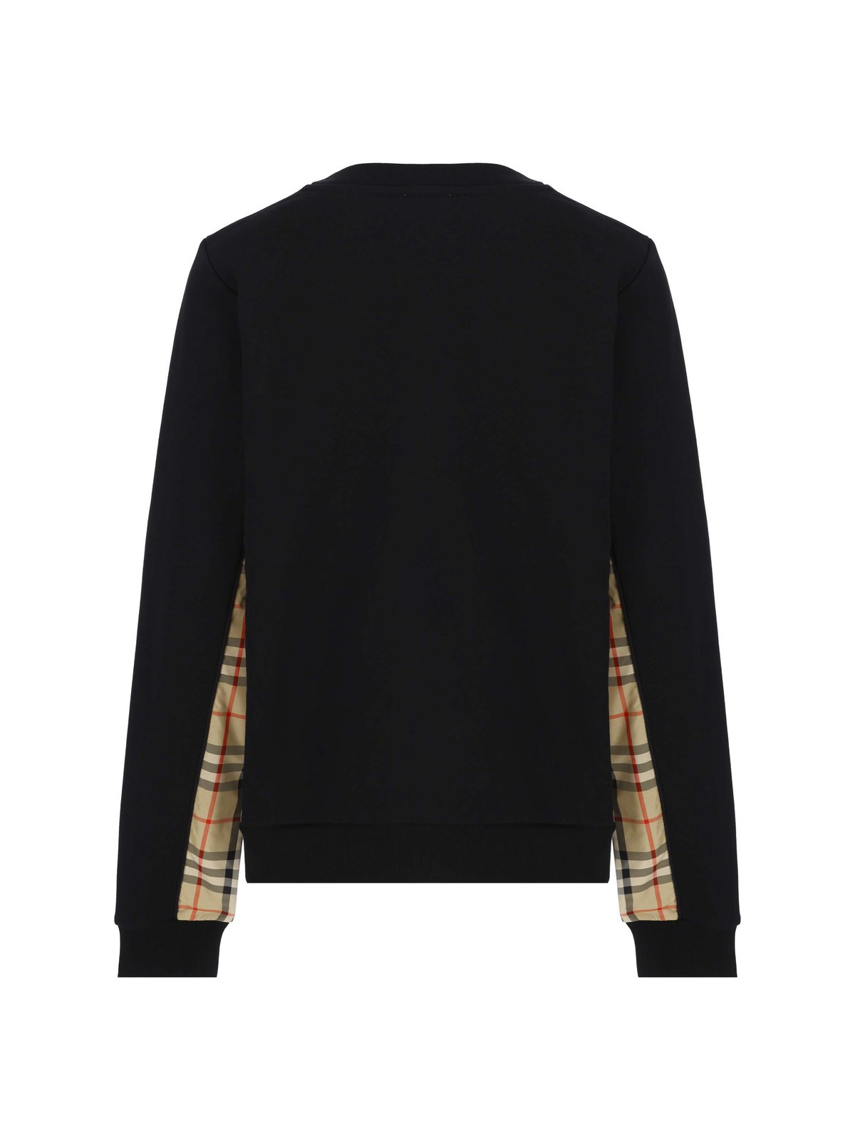 Burberry Kids Check Pattern Crewneck Sweatshirt