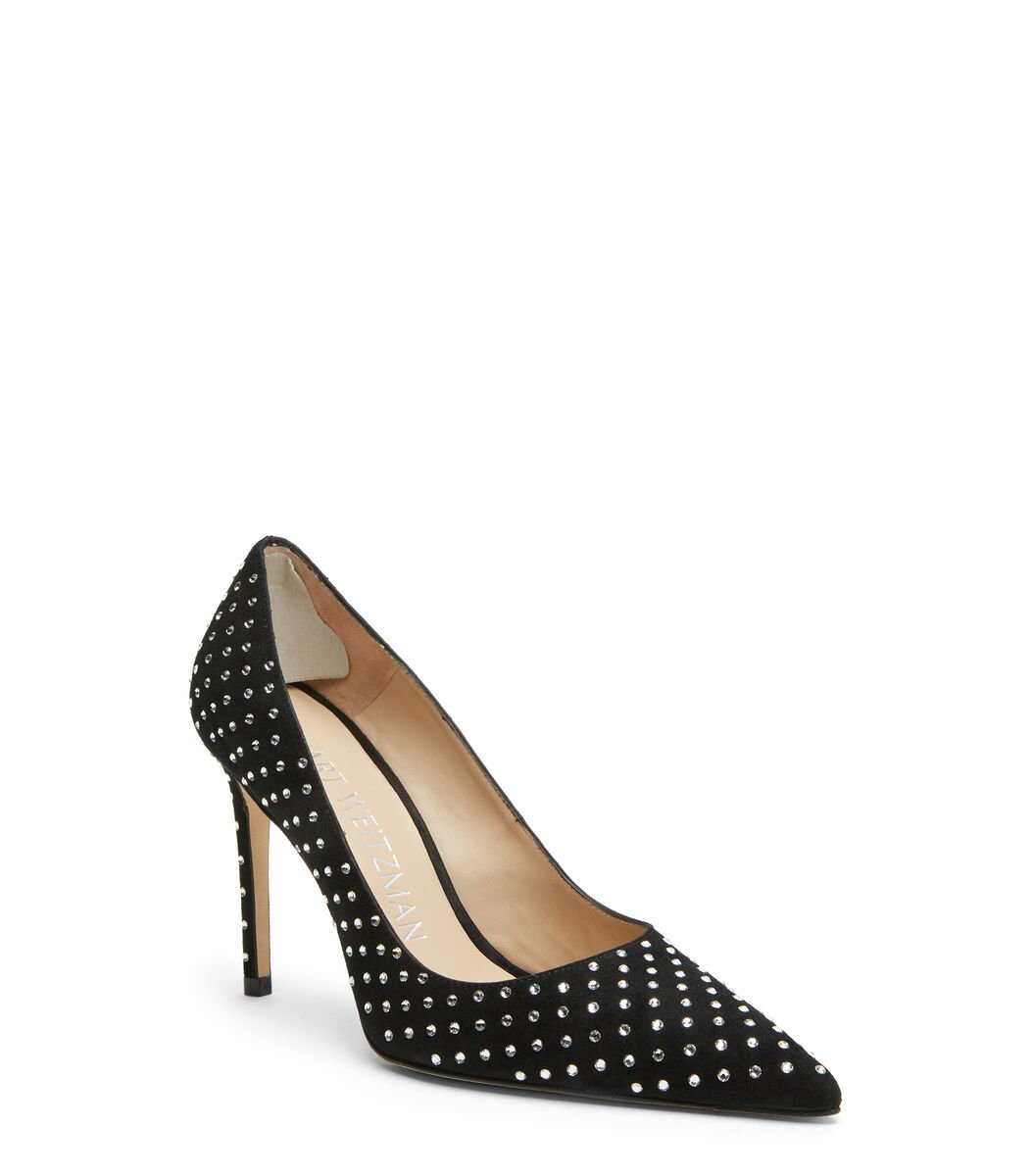 Stuart Weitzman Swarovski Crystal-Embellished Pumps
