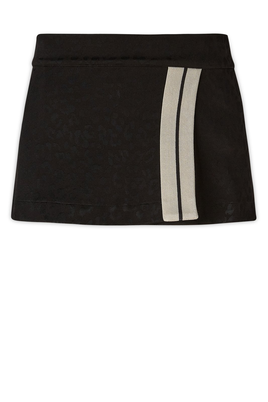Palm Angels Stripe Detailed A-Line Mini Skirt 2 Palm Angels Stripe Detailed A-Line Mini Skirt