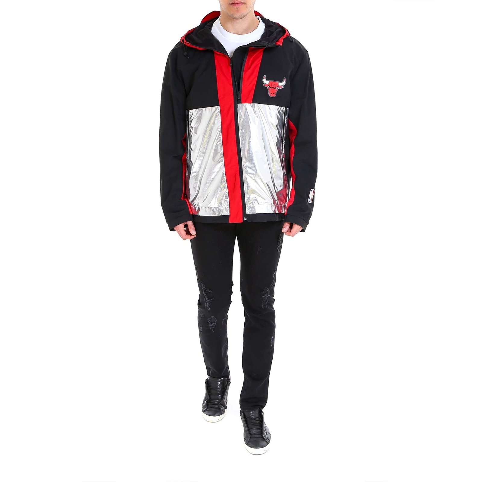 Marcelo Burlon County Of Milan X NBA Chicago Bulls Windbreaker