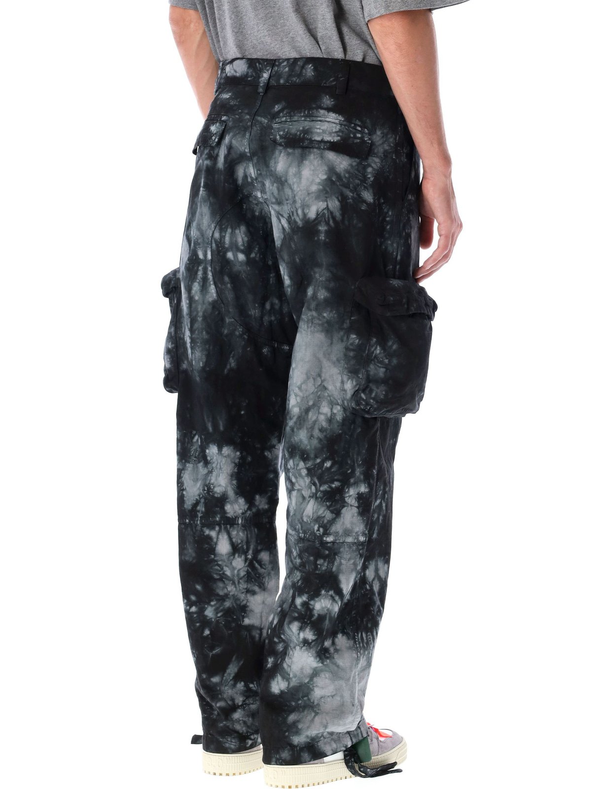 Off-White Logo Printed Cargo Trousers 3 Off-White Logo Printed Cargo Trousers