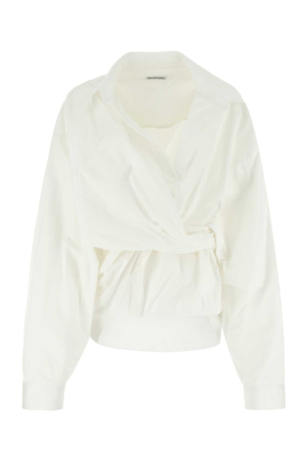 Balenciaga Wrap Long-Sleeved Shirt
