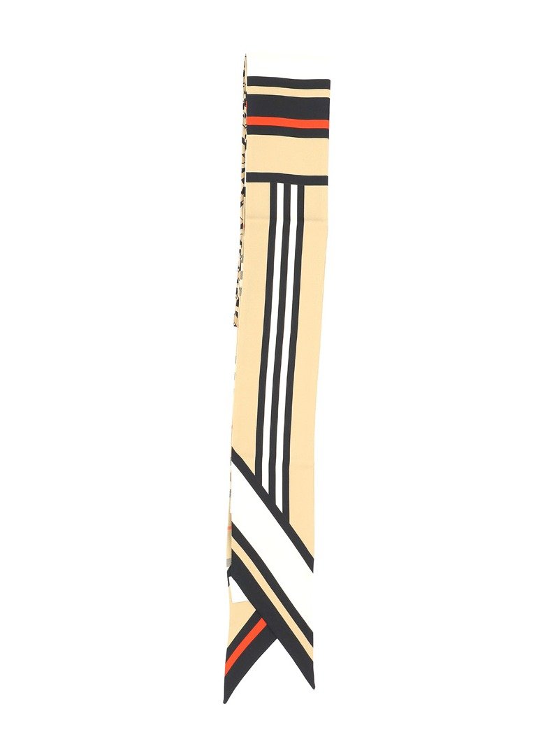 Burberry Checked Skinny Scarf