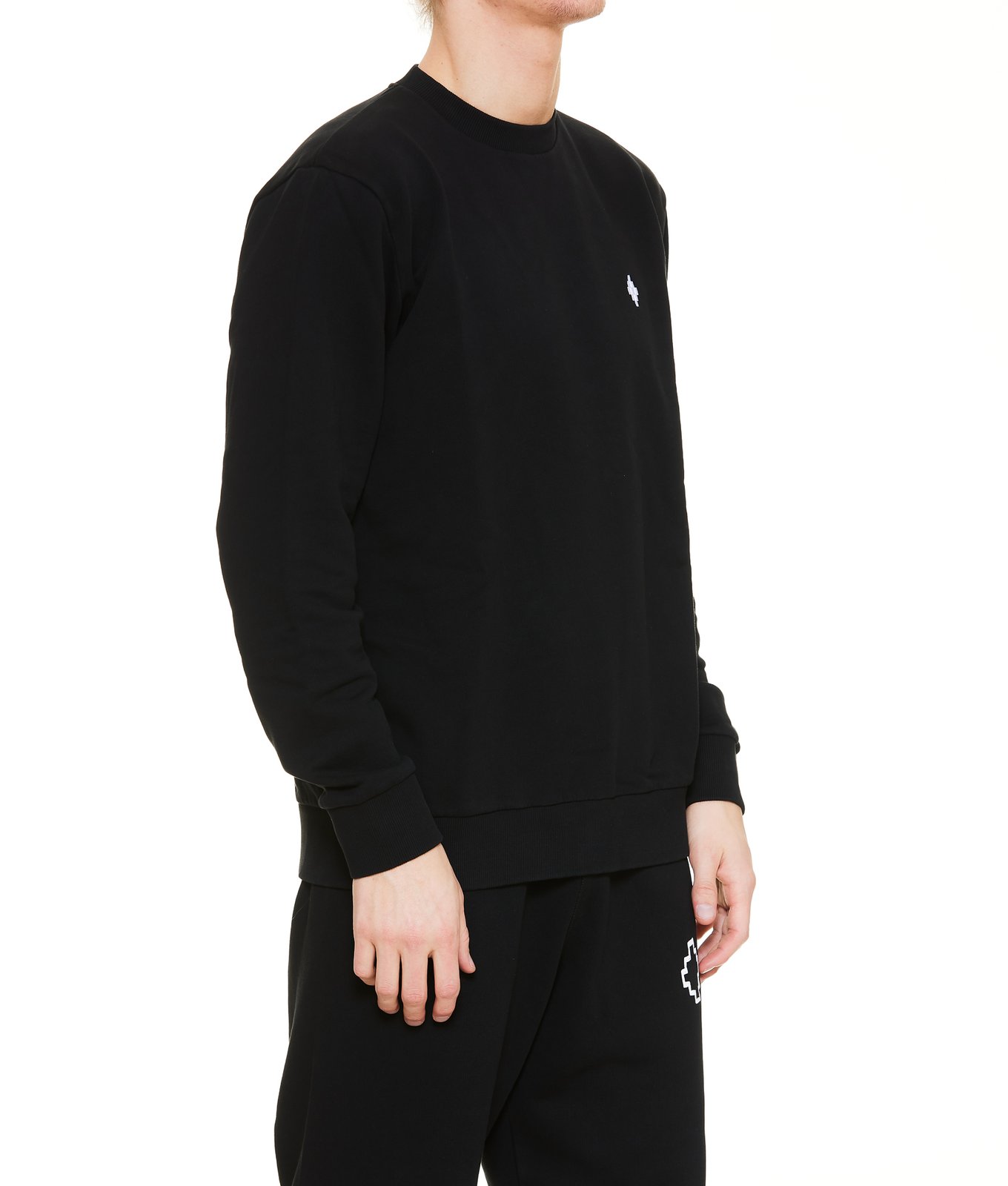 Marcelo Burlon County Of Milan Logo Embroidered Crewneck Sweatshirt