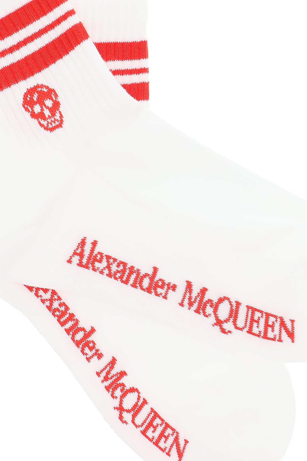 Alexander McQueen Logo Intarsia Socks 1 Alexander McQueen Logo Intarsia Socks