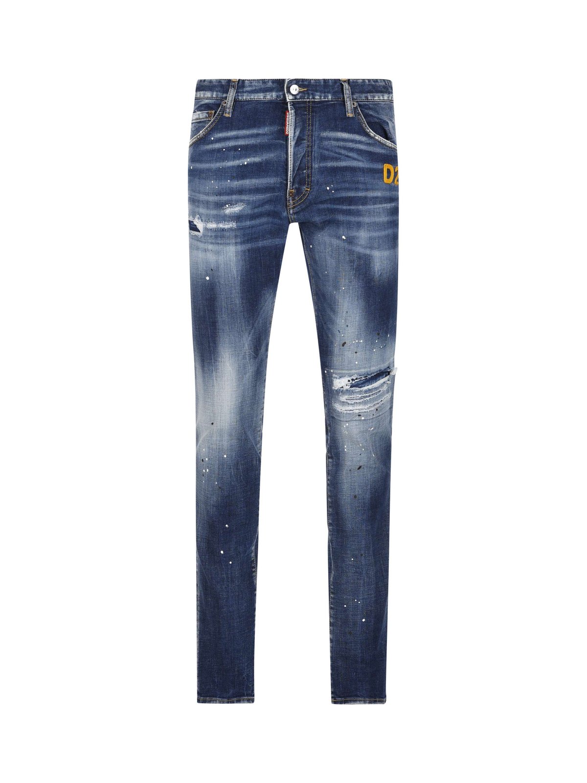 Dsquared2 Distressed Medium Hiking Jeans