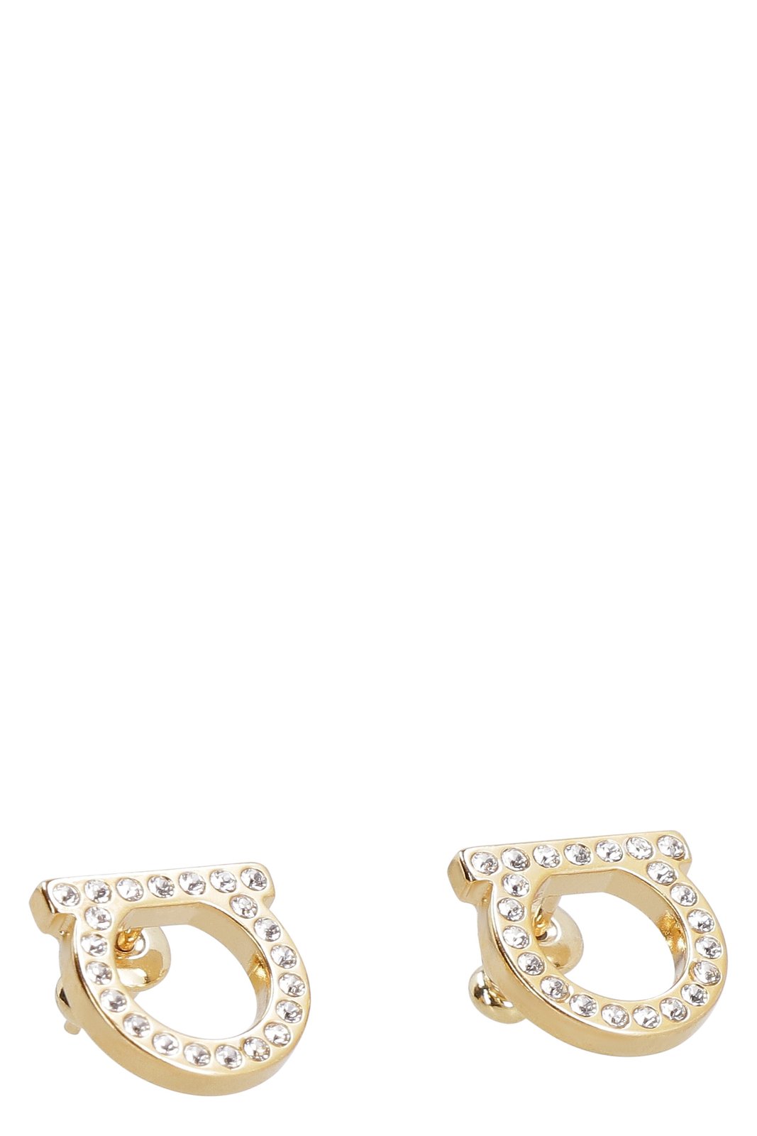 Ferragamo Embellished Gancini Earrings