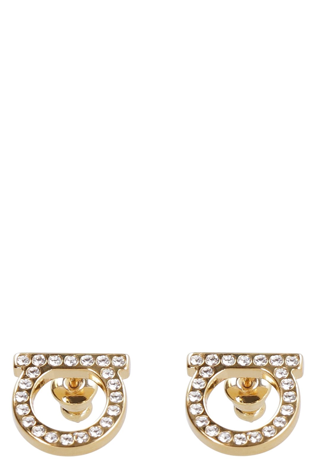 Ferragamo Embellished Gancini Earrings