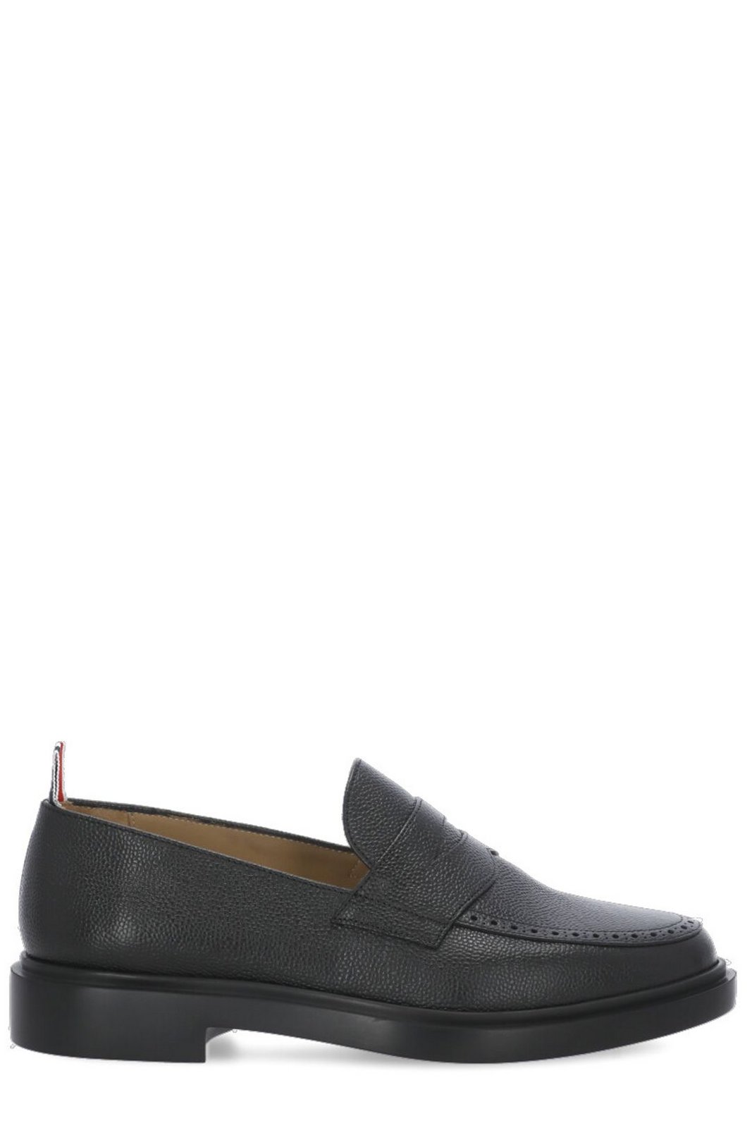 Thom Browne Penny Bar Almond Toe Loafers