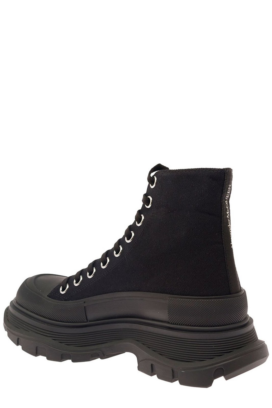 Alexander McQueen Tread Slick Lace-Up Boots