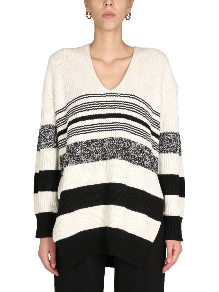 Proenza Schouler White Label Striped Motif Cardigan
