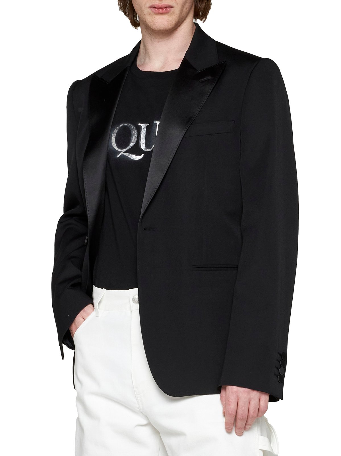 Alexander McQueen Single-Breasted Tailored Blazer