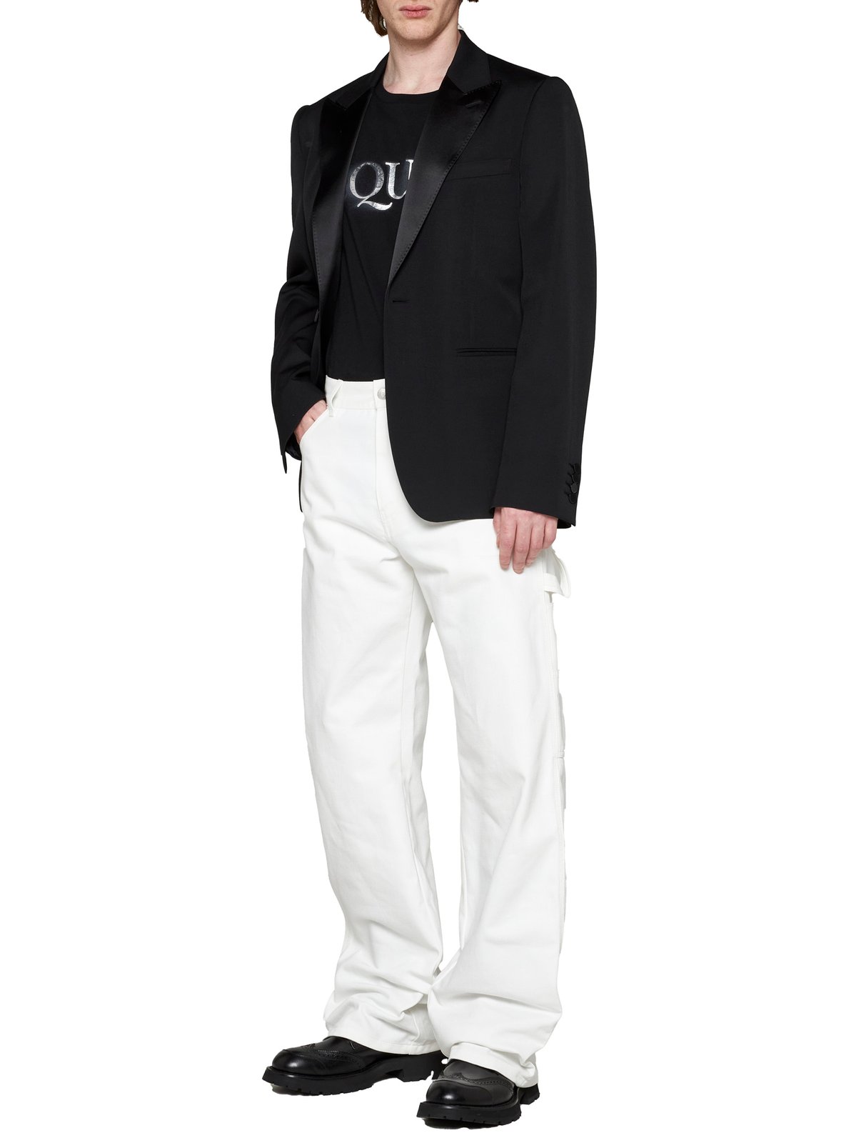 Alexander McQueen Single-Breasted Tailored Blazer