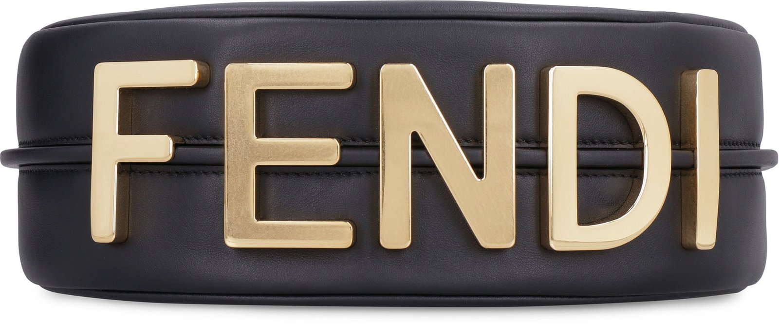 Fendi Fendigraphy Logo Plaque Small Shoulder Bag