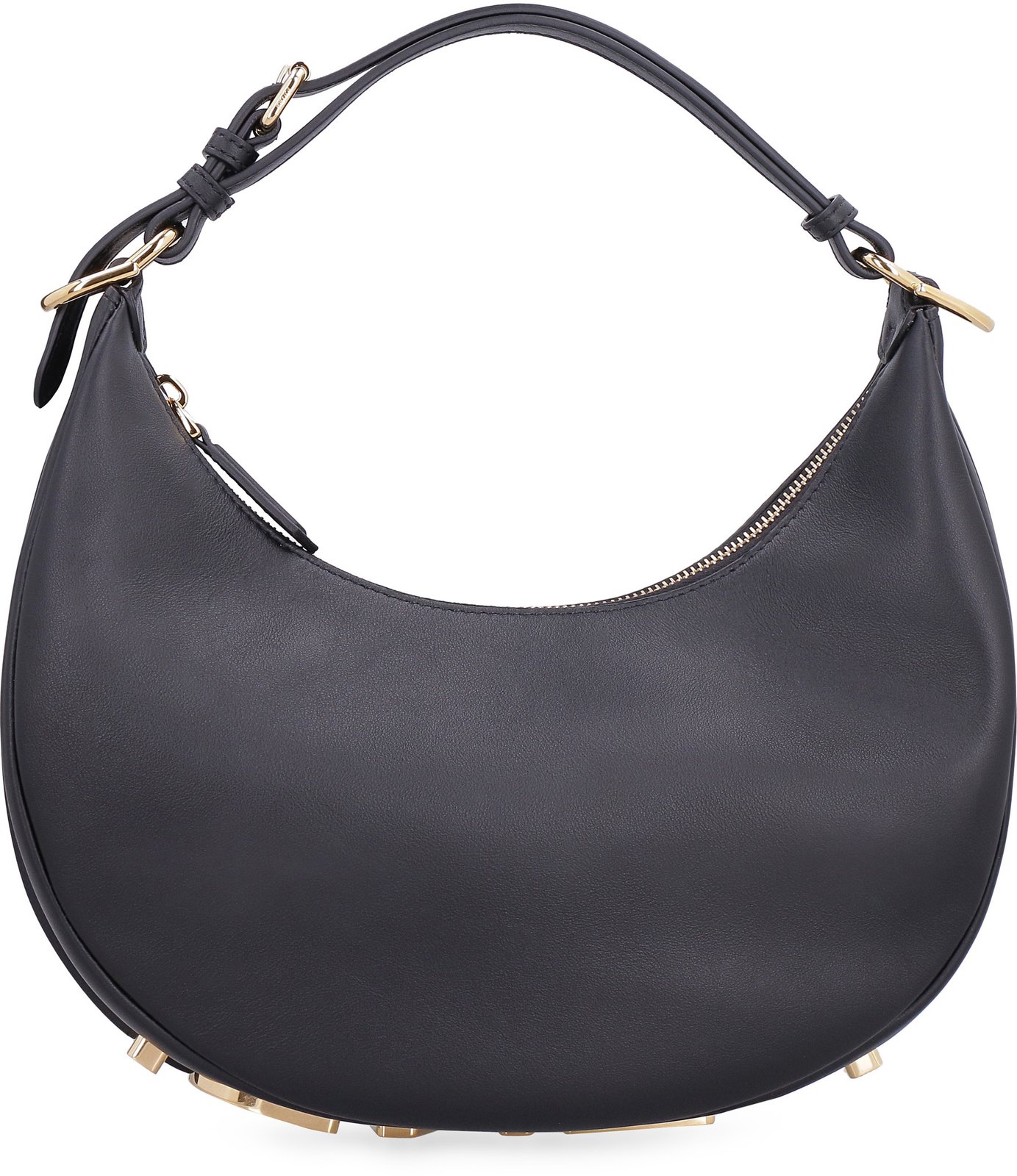 Fendi Fendigraphy Logo Plaque Small Shoulder Bag