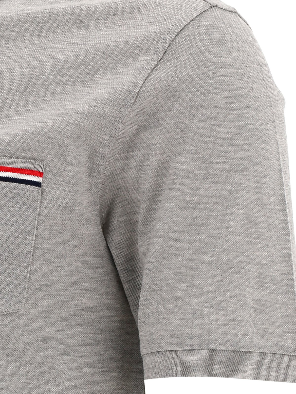 Thom Browne RWB Pocket Trim Polo Shirt