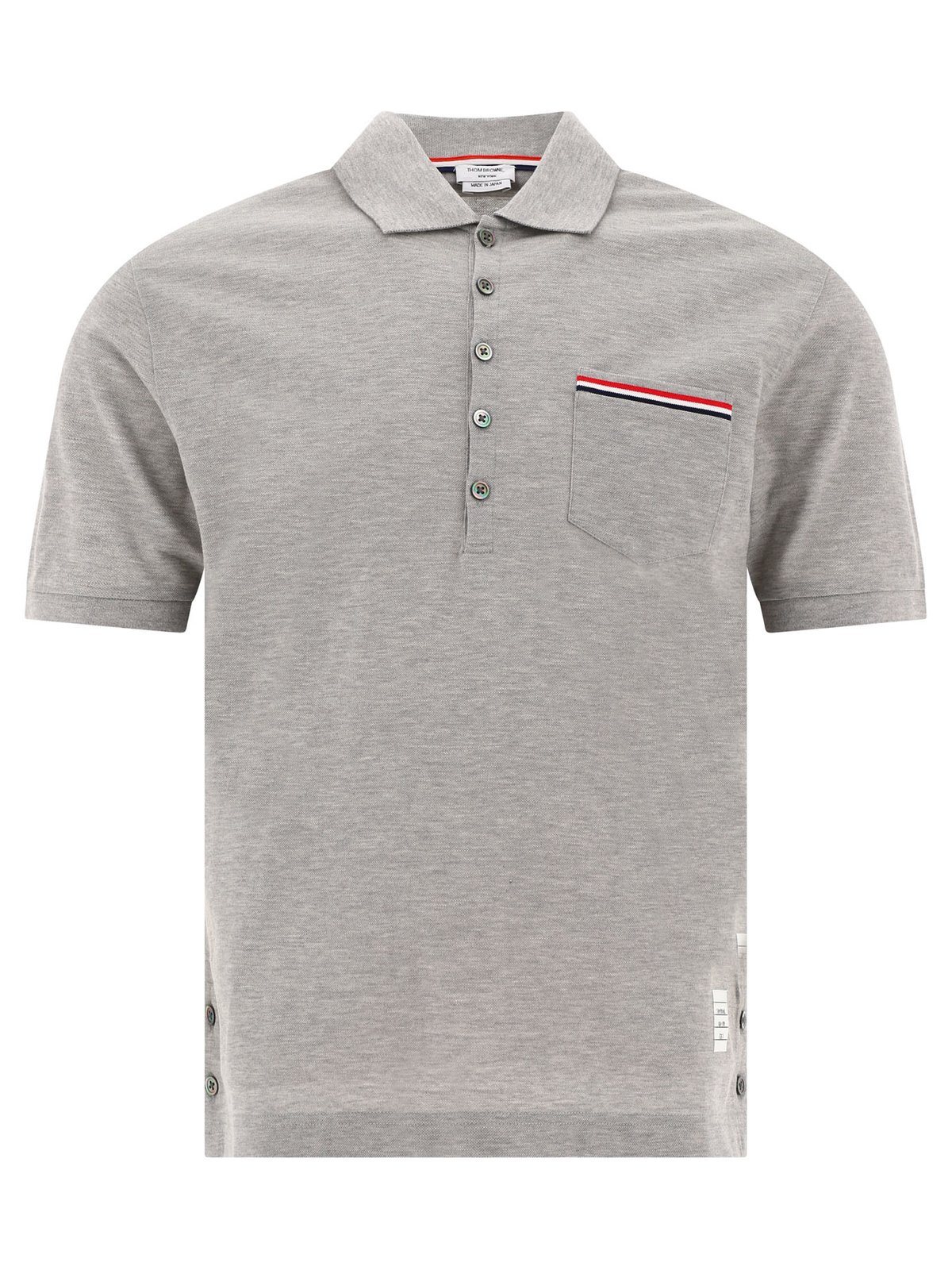 Thom Browne RWB Pocket Trim Polo Shirt