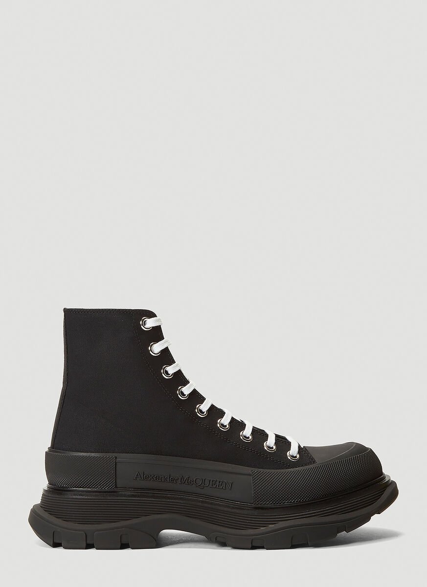 Alexander McQueen Tread Lace Up Boots